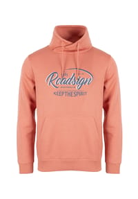 ROADSIGN® australia - Herren Sweatshirt Simple Tube Sweat mit Logo Print - coralle
