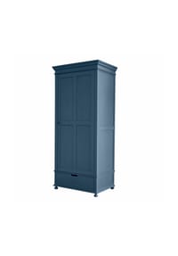 LOBERON - Kleiderschrank Westcombe blau - blau