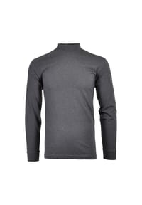 RAGMAN - Herren Stehkragen-Pullover - Langarm Basic Stehkragen Regular, Single Jersey, einfarbig - Dunkelblau