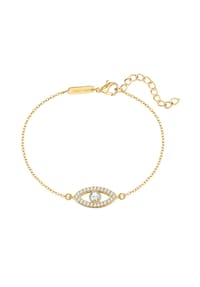 EAST / SIDE - Damen Armband aus Edelstahl in gelbgold mit Zirkonia - gelbgold