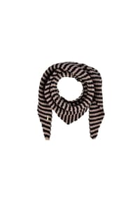 SEEBERGER - Dreieckschal, Emblem, für Damen - 1094 BLACK/SAND