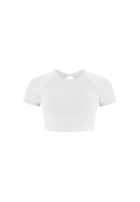 SMILODOX - Crop Shirt Soheli - Blau