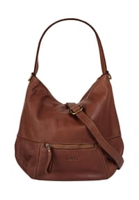 forty° - Shopper Echt Leder, Made In Italy - cognac