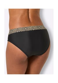 Witt - Bikini-Slip - schwarz-sand-bedruckt