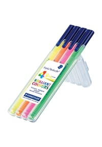 STAEDTLER® - Textmarker "triplus textsurfer", 4er-Etui - mehrfarbig, mehrfarbig