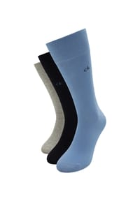 Calvin Klein - Mittelhohe Socken, 3er-Pack, Passform für Herren - 001 BLACK