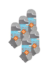 nur die - Sneakersocken Sport und Alltag - graumelange