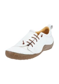 COSMOS® Comfort - Leder Halbschuhe - Weiß/Braun