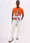 cat e lolette Orangefarbenes T-Shirt mit Surferkatze Bild 14