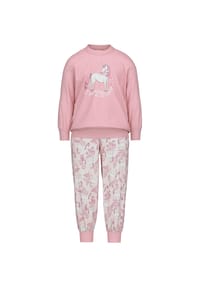 CALIDA - Kinder Kinder Bündchen-Pyjama Unicorn - coral blush