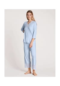 CALIDA - Damen 7/8-Pyjama Elegant Dreams - dark lapis blue