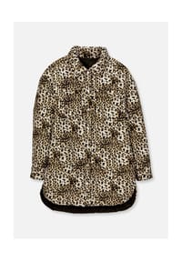 MADELEINE - Wendejacke in modischem Oversize-Look - sand / multicolor