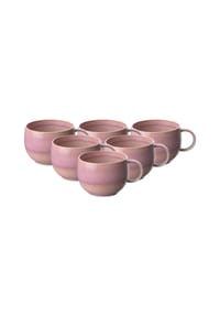 like. by Villeroy & Boch Kaffeetassen Perlemor Coral 190 ml 6er Set rosa - PERLEMOR - rosa