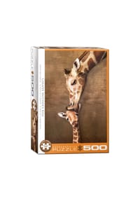 eurographics - Puzzle Kuss der Giraffenmutter, 500 Teile, 68 x 48 cm - 