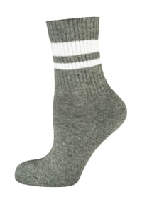 nur die - Basicsocken Sport - weiß/grau/schwarz