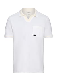 s.Oliver - Poloshirt, Baumwolle, für Herren - 02W2 WHITE