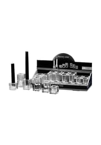 Ritzenhoff & Breker Kerzenhalter Candela 4 / 6 / 8 cm 24er Set transparent - CANDELA - transparent