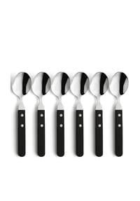 Amefa 6-tlg. Menülöffel Set - Pizza - schwarz