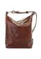 piké Rucksack-Shopper Echt Leder, Made In Italy Bild 1