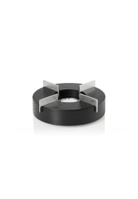 AdHoc® - Stövchen und Speisenwärmer Tuto, Eschenholz schwarz / Edelstahl - Black Ash Wood