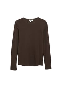 s.Oliver - Langarmshirt, Baumwolle, für Damen - 85W0 BROWN