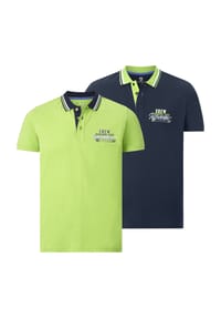 JAN VANDERSTORM - Doppelpack Poloshirt TEOFIL - grün