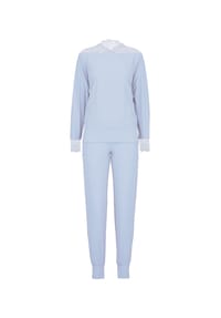 CALIDA - Damen Bündchen-Pyjama Elegant Dreams - dark lapis blue