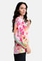 BICALLA Bluse mit Blüten-Aquarell-Print in Rosa/Mint Bild 6