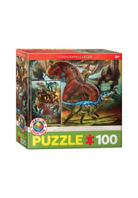 eurographics - Puzzle Fleischfressende Dinosaurier, 100 Teile, 48 x 33 cm - 