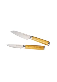 ECHTWERK® - Damastmesser Set 2-tlg - Silber