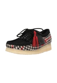 CLARKS® - Mokassins Wallabee aus hochwertigem Harris Tweed - 1216C Black Textile