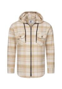 Rock Creek - Hemd Karohemd - Beige