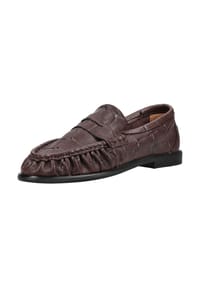 PAVEMENT - Leder Slipper ELMIRA CROCO ELMIRA CROCO - Braun