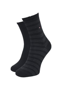 TOMMY HILFIGER - Socken, 2er-Pack, für Damen - 001 BLACK