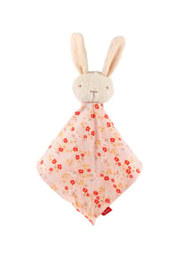 sigikid® - Schnuffeltuch Hase weiß Farmhouse Family ,  für Babys und Kinder - rosa