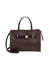 DuDu - Schultertasche Leder 32 cm - brown