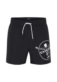 CHIEMSEE - Badeshorts, Tunnelzug, Logo-Print, für Herren - 19-3911 BLACK BEAU