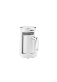 KORKMAZ - Korkmaz Keyif A768-10 Mokkamaschine 480 W - Weiß - Weiß 12 x 14 x 22 cm