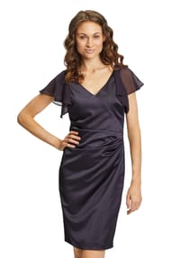 Vera Mont Kleid Kurz 1 2 Ar 6391 AUTUMN PLUM 46 GALERIA