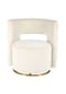 Kayoom Sessel Drehsessel Beverly 125 - creme - gold – Eiche Bild 9