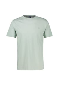 LERROS - Klassisches T-Shirt aus reiner Baumwolle mit Rundkragen - BAY GREEN
