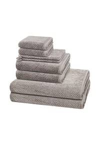 Cawö 2 X Wasch- 2 X Gäste- 2 X Dusch- 2 X Handtuch im Set Pure - Pure - Eukalyptus