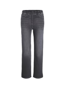 GOLDNER - Kurzgröße:  Bequeme Jeanshose VERA - grau