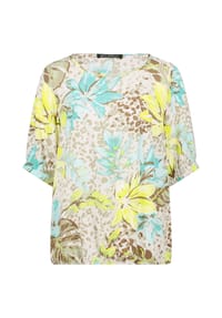 BETTY BARCLAY - Schlupfbluse mit Cut-Outs - Beige/Yellow