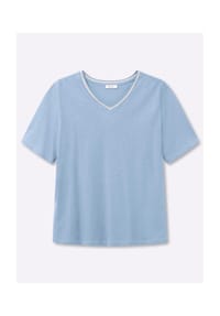 sheego - Shirt - eisblau