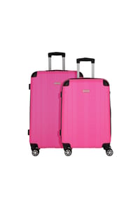 NOWI Lugano - Lugano 4 Rollen Kofferset 2-teilig - schwarz-lime