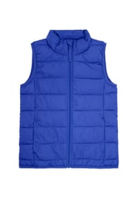 MANGUUN - Steppweste, Stehkragen, Reflektierend, für Kinder - 1 DAZZLING BLUE 18