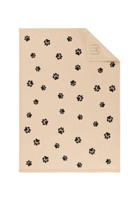 Cawö - Geschirrtücher Cuisine WE LOVE DOGS Paws 6247 schwarz/beige - 93 - beige