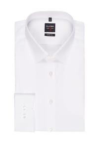 OLYMP - Businesshemd Level Five, Body, Langarm, Kent, für Herren - 00 WEISS