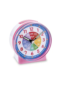 Atlanta by PARAGON - Kinderwecker ohne Ticken mit Lernzifferblatt & Licht - 2126/1 Rosa - Rosa